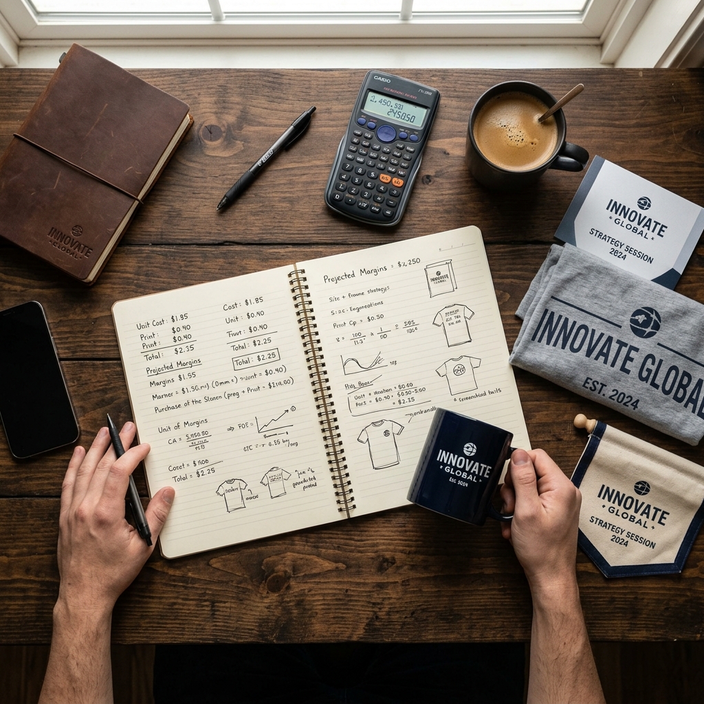 Cómo calcular bien el costo de imprimir productos personalizados para tu empresa